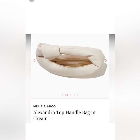 Sold MELIE BIANCO BRAND NEW CREAM KNOT BAG - Picture 7 of 7